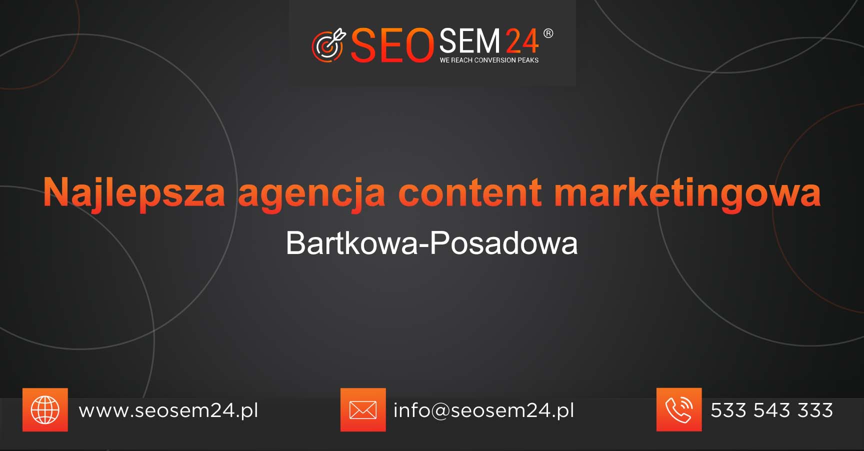 Najlepsza agencja content marketingowa w Bartkowej-Posadowej