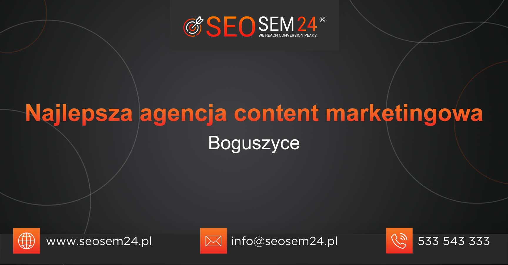 Najlepsza agencja content marketingowa w Boguszycach