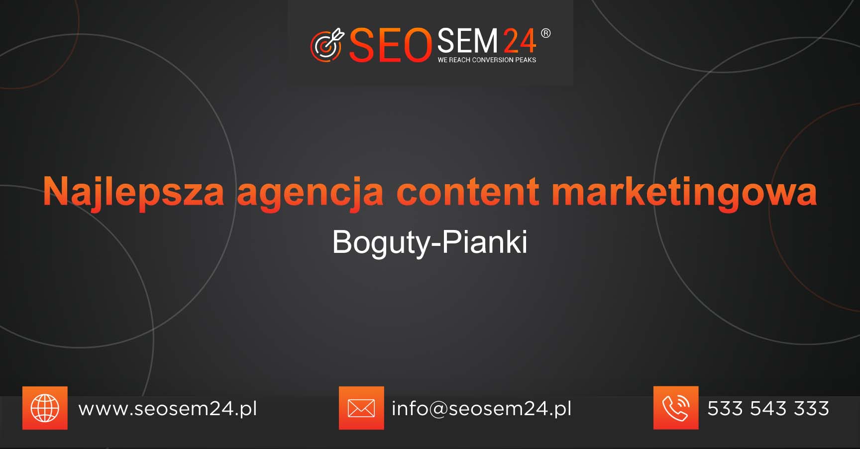 Najlepsza agencja content marketingowa w Bogutach-Piankach