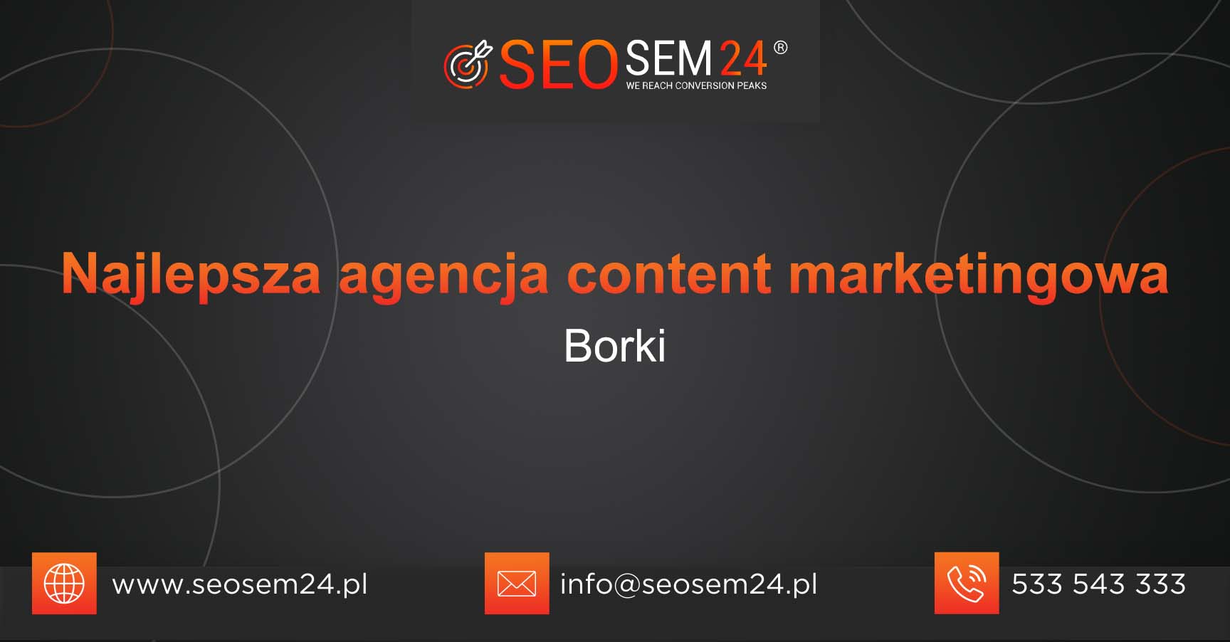 Najlepsza agencja content marketingowa w Borkach