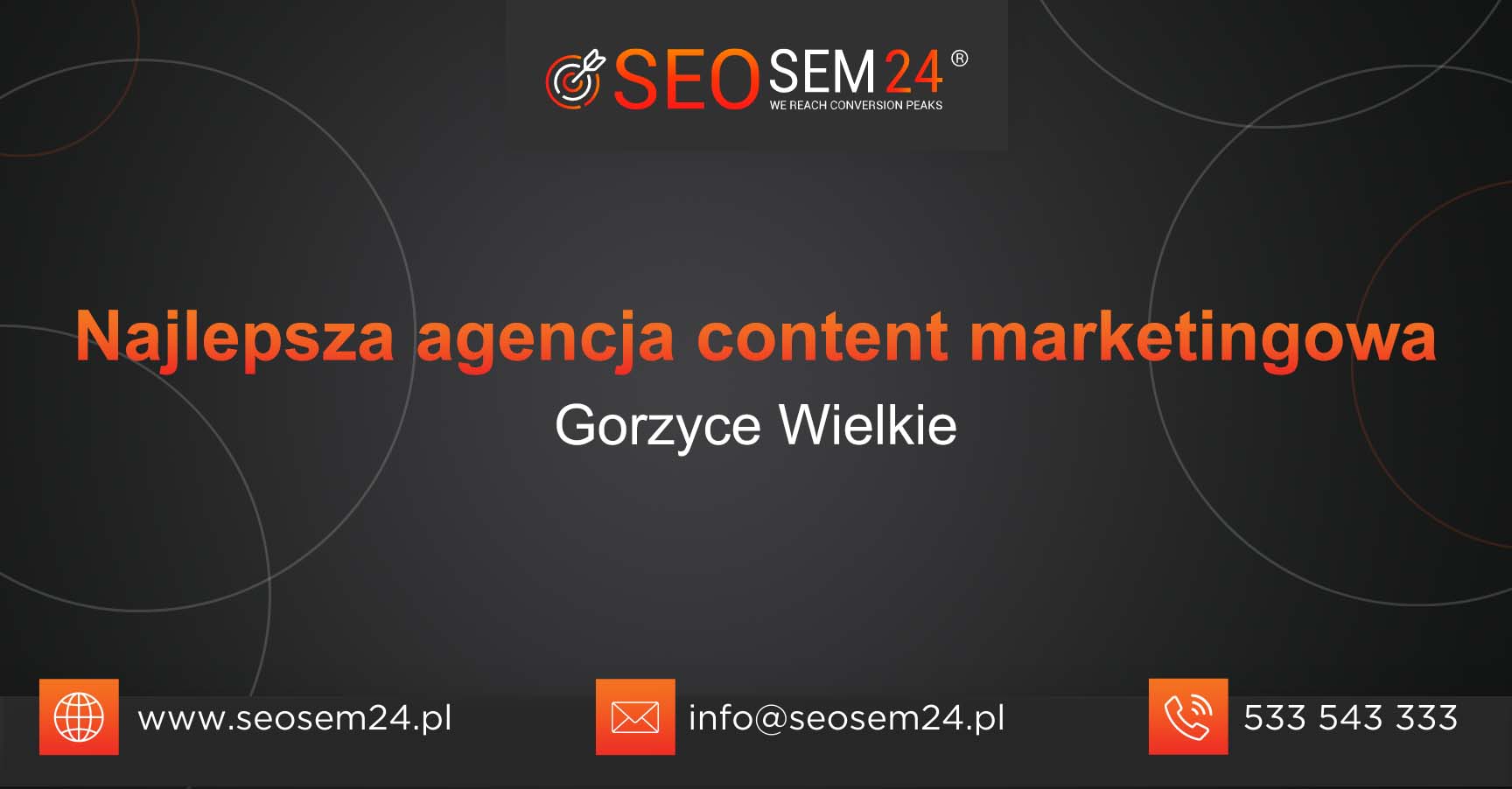 Najlepsza agencja content marketingowa w Gorzycach Wielkich