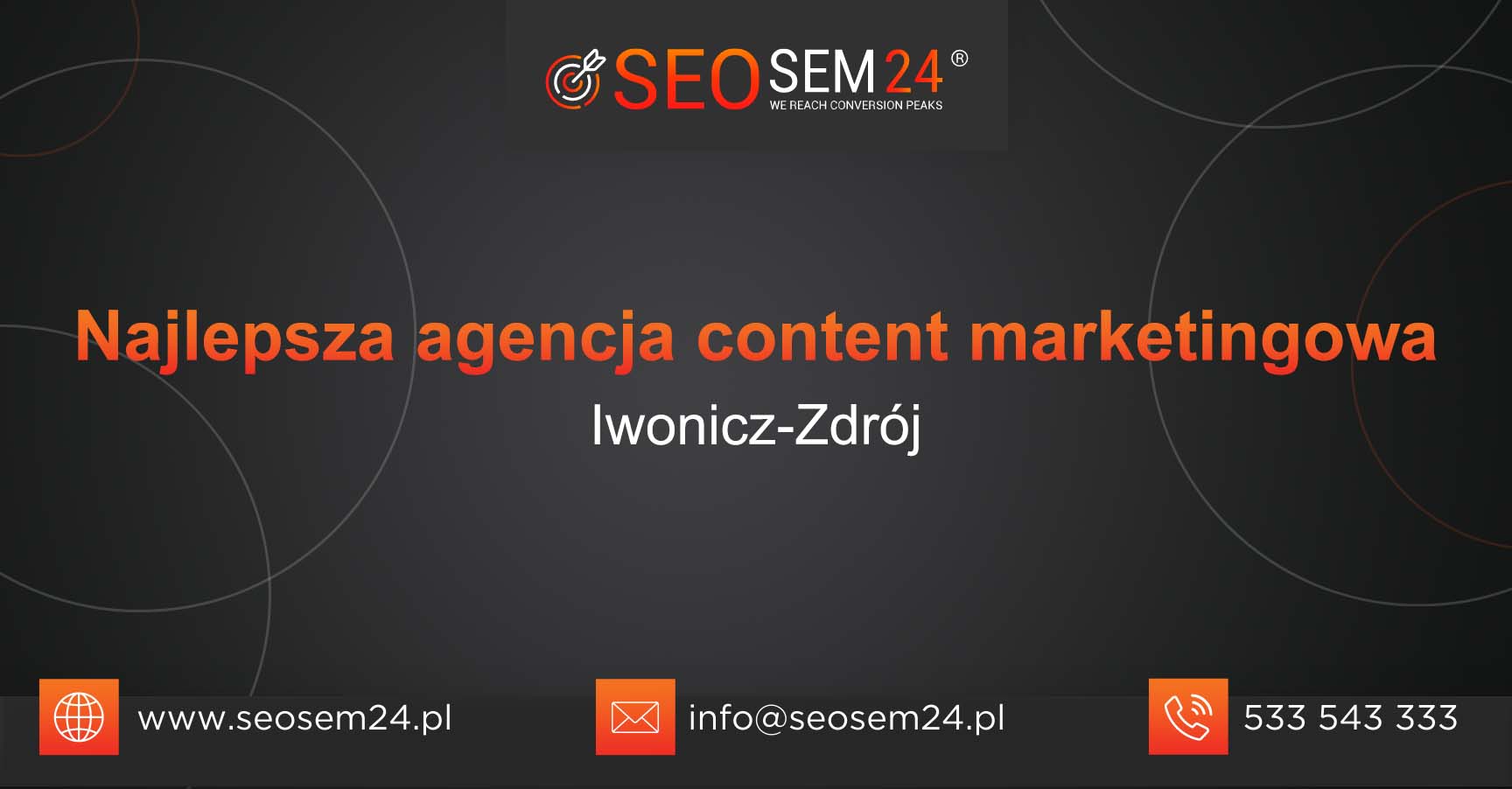 Najlepsza agencja content marketingowa w Iwoniczu-Zdroju