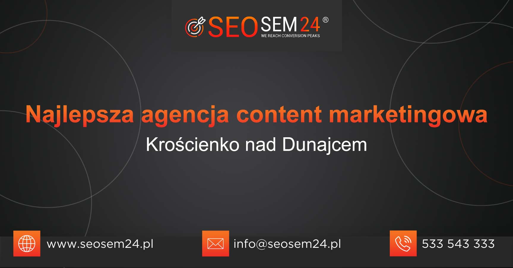 Najlepsza agencja content marketingowa w Krościenku nad Dunajcem