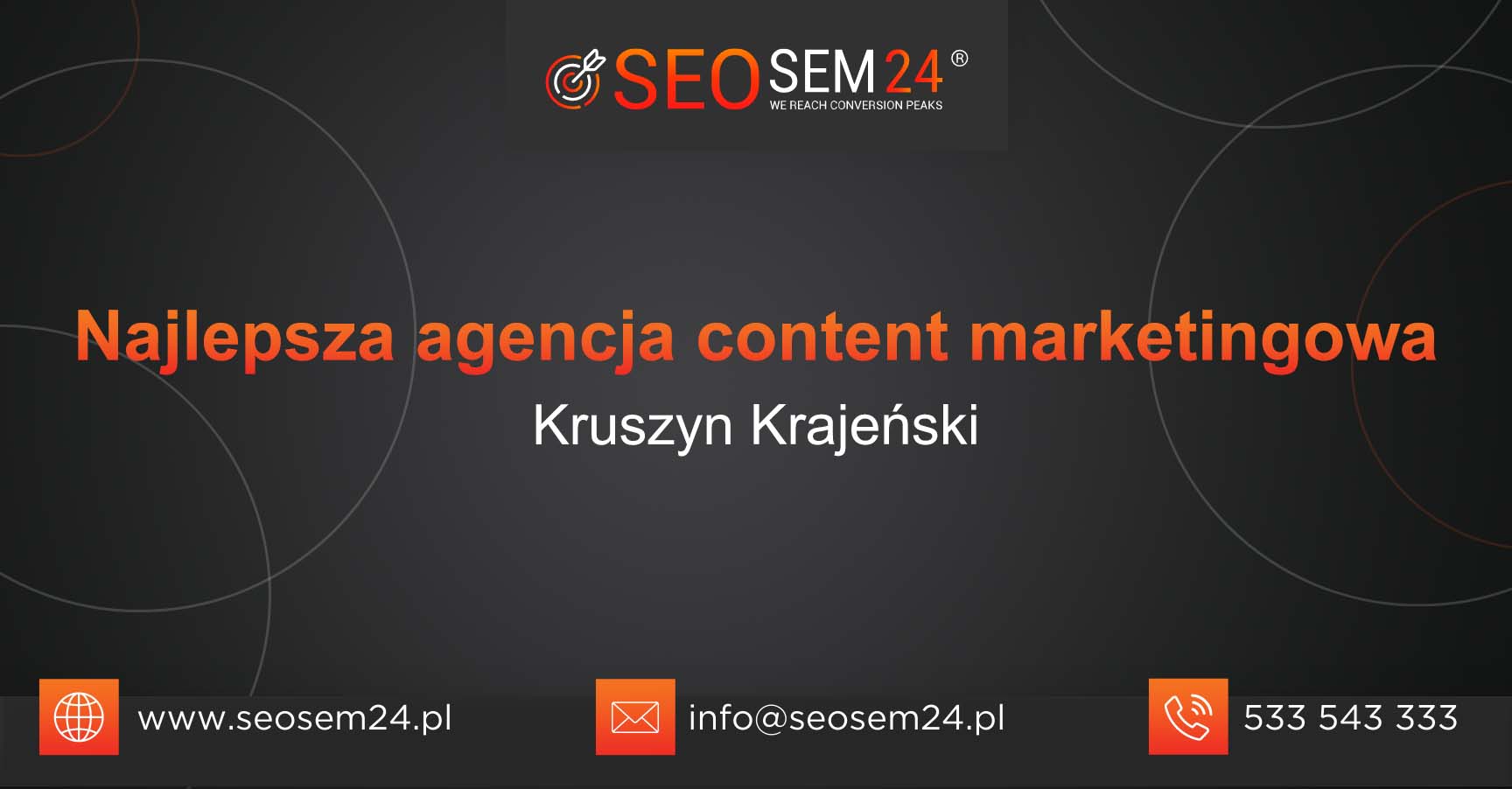 Najlepsza agencja content marketingowa w Kruszynie Krajeńskim