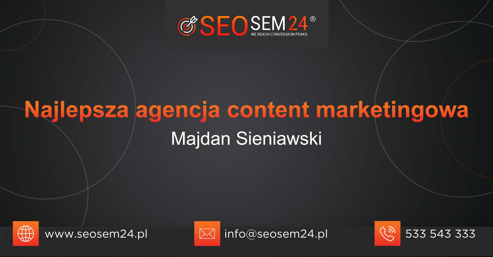 Najlepsza agencja content marketingowa w Majdanie Sieniawskim