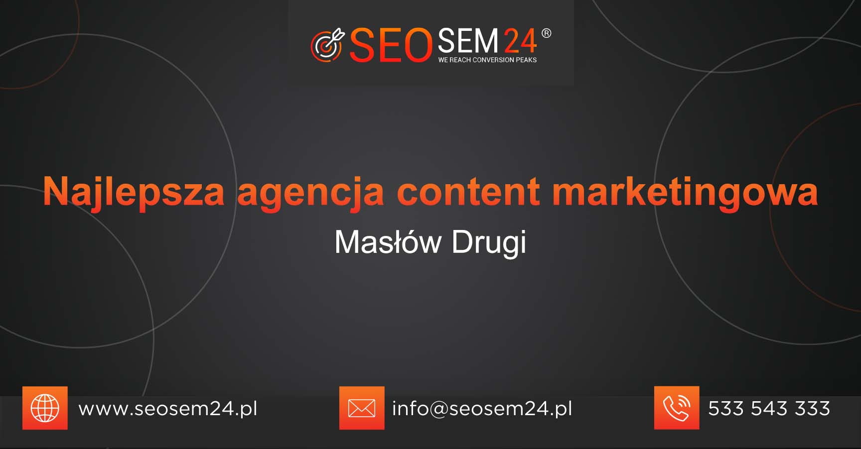 Najlepsza agencja content marketingowa w Masłowie Drugim
