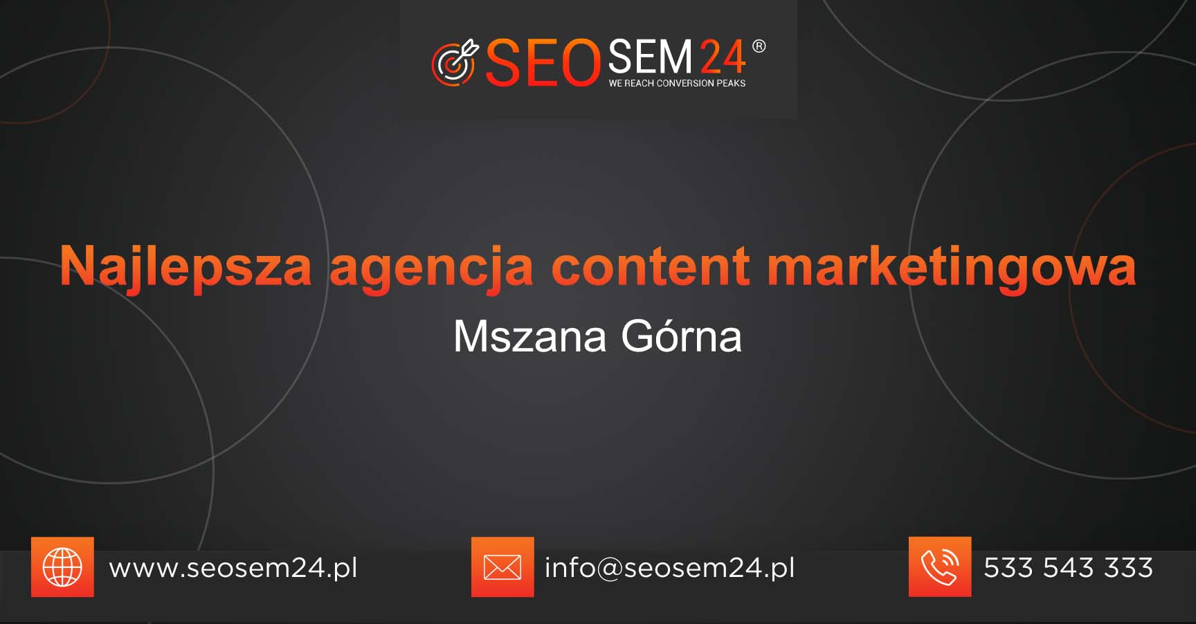 Najlepsza agencja content marketingowa w Mszanie Górnej