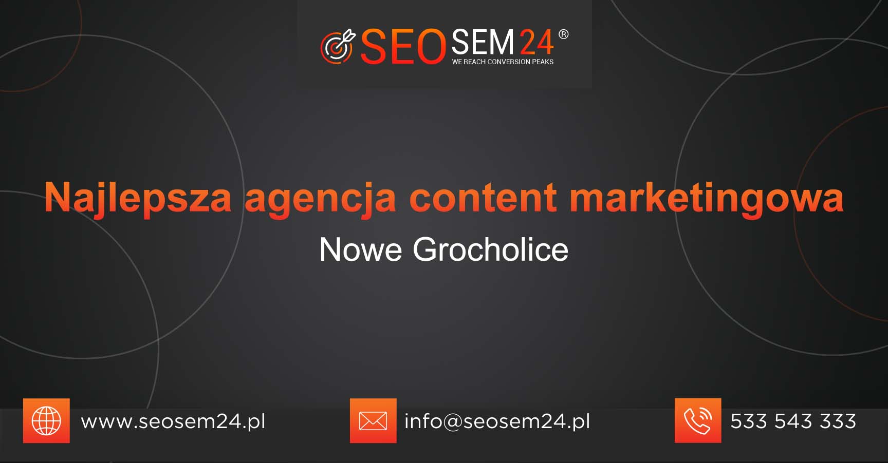 Najlepsza agencja content marketingowa w Nowych Grocholicach