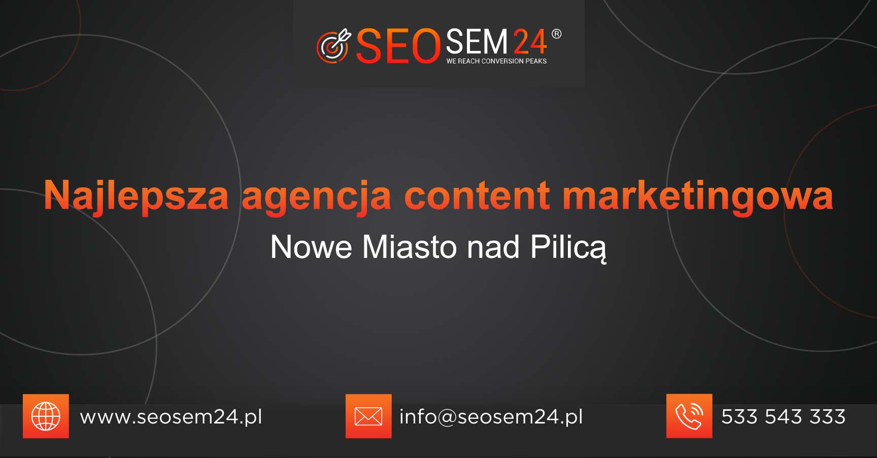 Najlepsza agencja content marketingowa w Nowym Mieście nad Pilicą