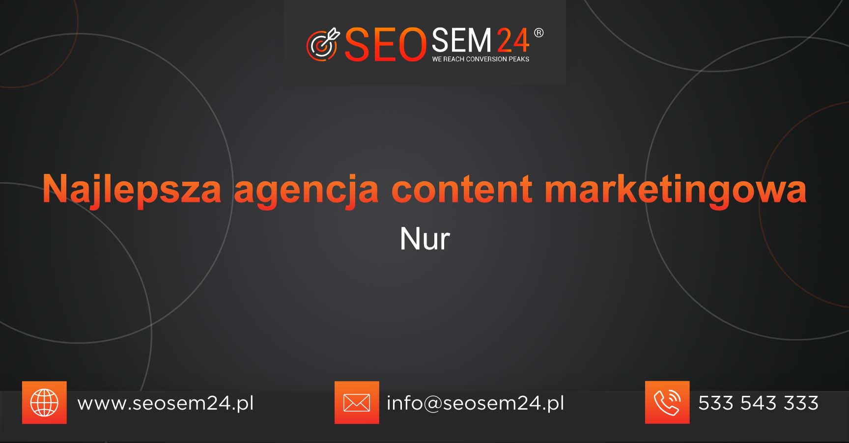 Najlepsza agencja content marketingowa w Nurze