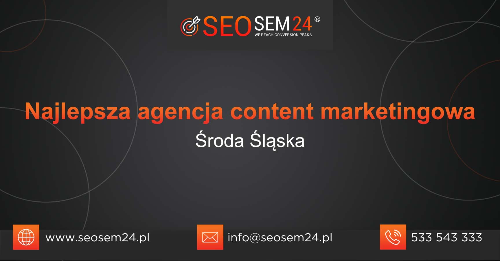 Najlepsza agencja content marketingowa w Środzie Śląskiej