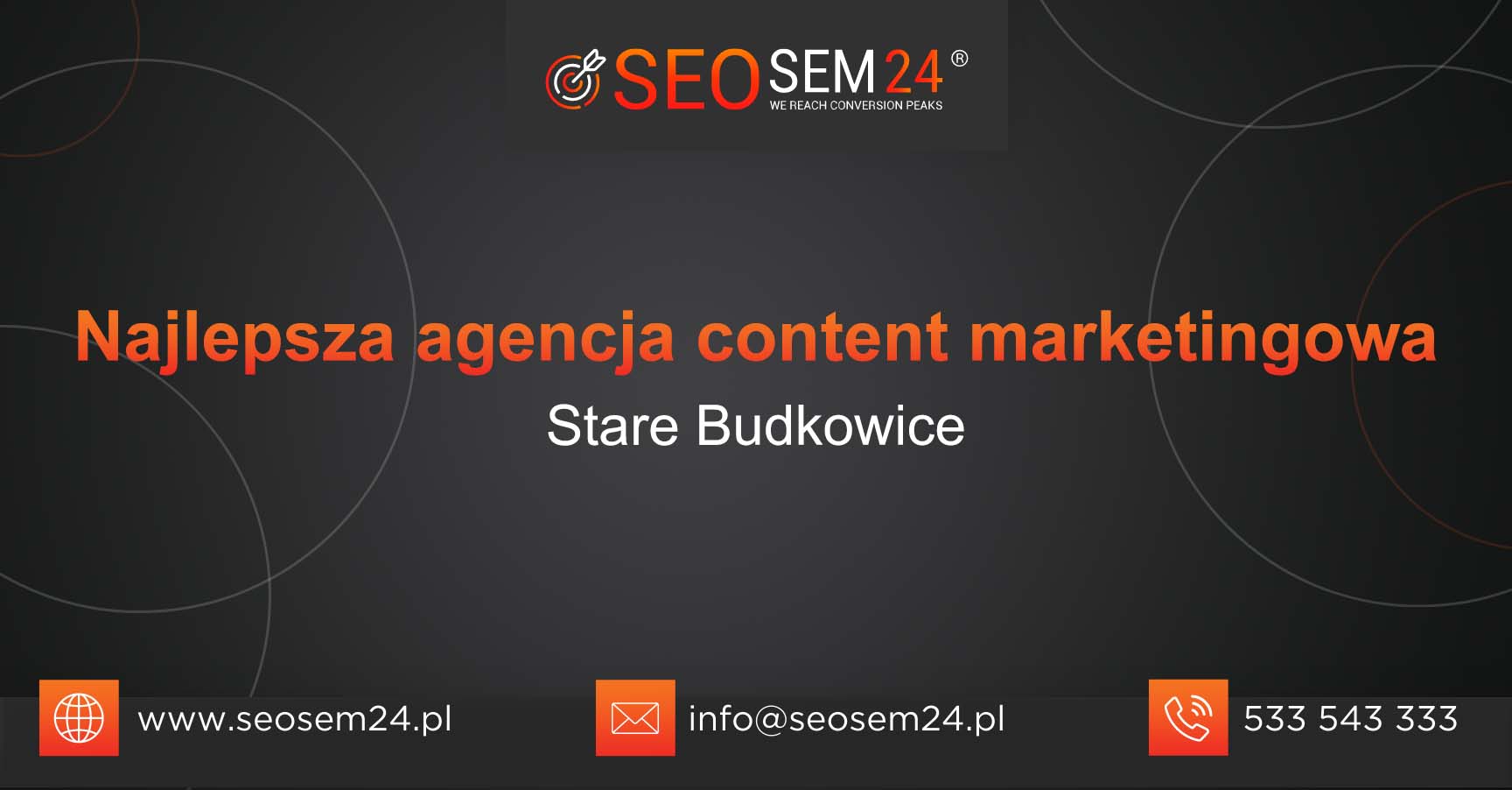 Najlepsza agencja content marketingowa w Starych Budkowicach