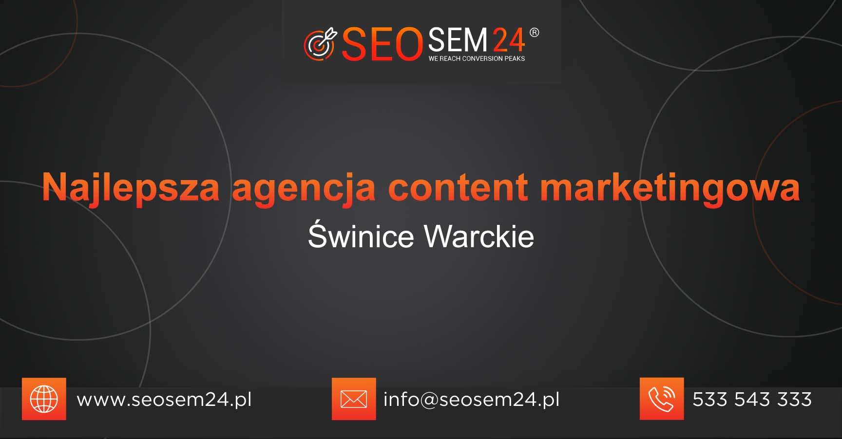 Najlepsza agencja content marketingowa w Świnicach Warckich