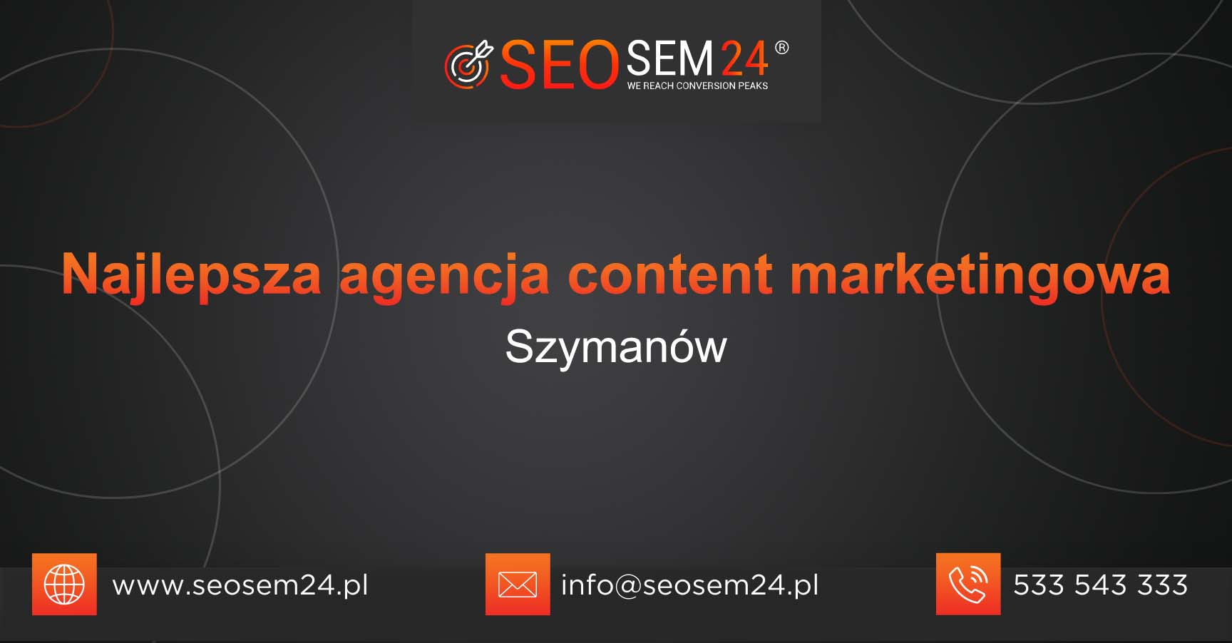 Najlepsza agencja content marketingowa w Szymanowie