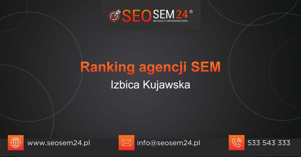 Ranking agencji SEM w Izbicy Kujawskiej