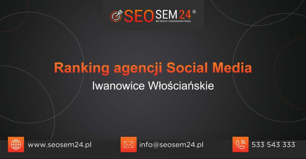 Ranking agencji Social Media w Iwanowicach Włościańskich