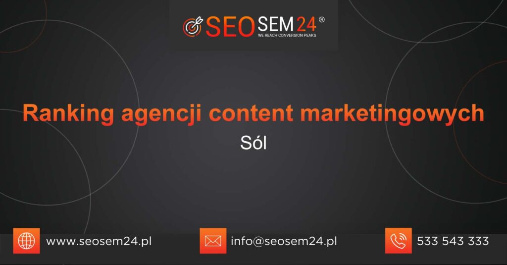 Ranking agencji content marketingowych w Soli