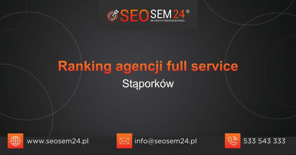 Ranking agencji Full Service w Stąporkowie