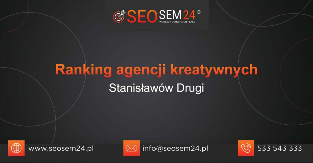 Ranking agencji kreatywnych w Stanisławowie Drugim