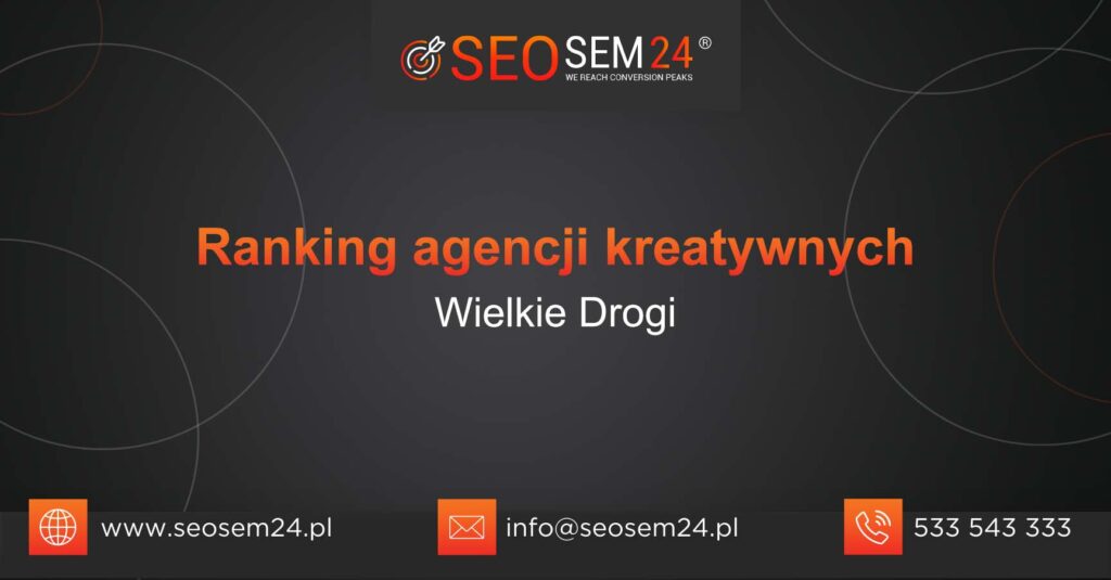 Ranking agencji kreatywnych w Wielkich Drogach