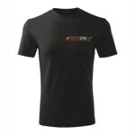 T-shirt męski z tarczą