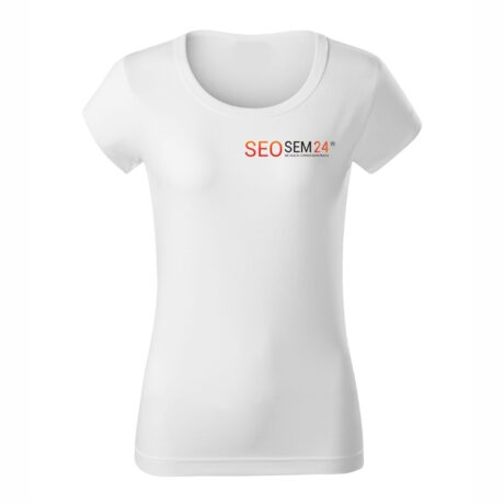 T-shirt damski bez tarczy - biały