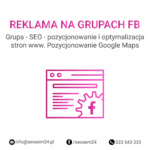 Grupa Facebook – SEO – pozycjonowanie i optymalizacja stron www. Pozycjonowanie Google Maps