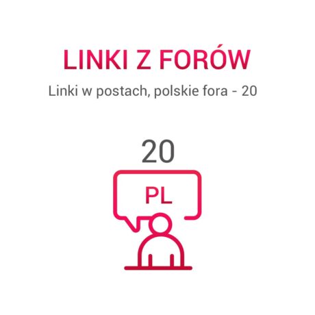 Linki w postach, polskie fora – 20