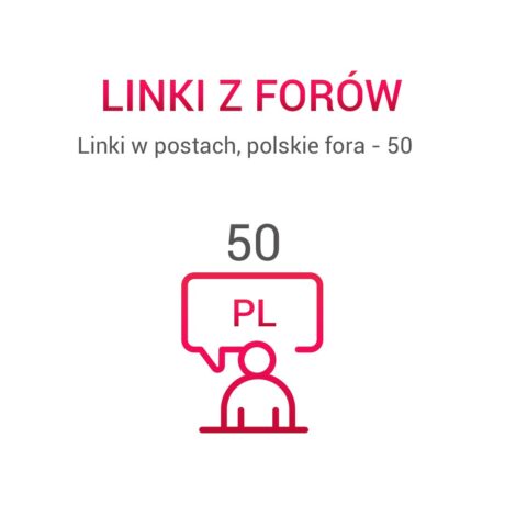 Linki w postach, polskie fora – 50