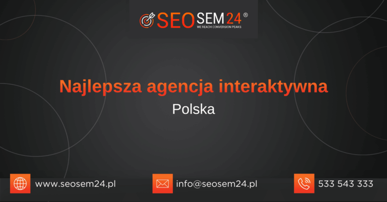 Najlepsza agencja interaktywna w Polsce