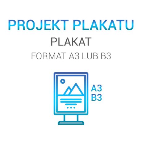 Projekty graficzne plakatów – Plakat A3 lub B3