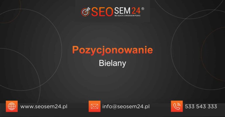 Pozycjonowanie Bielany