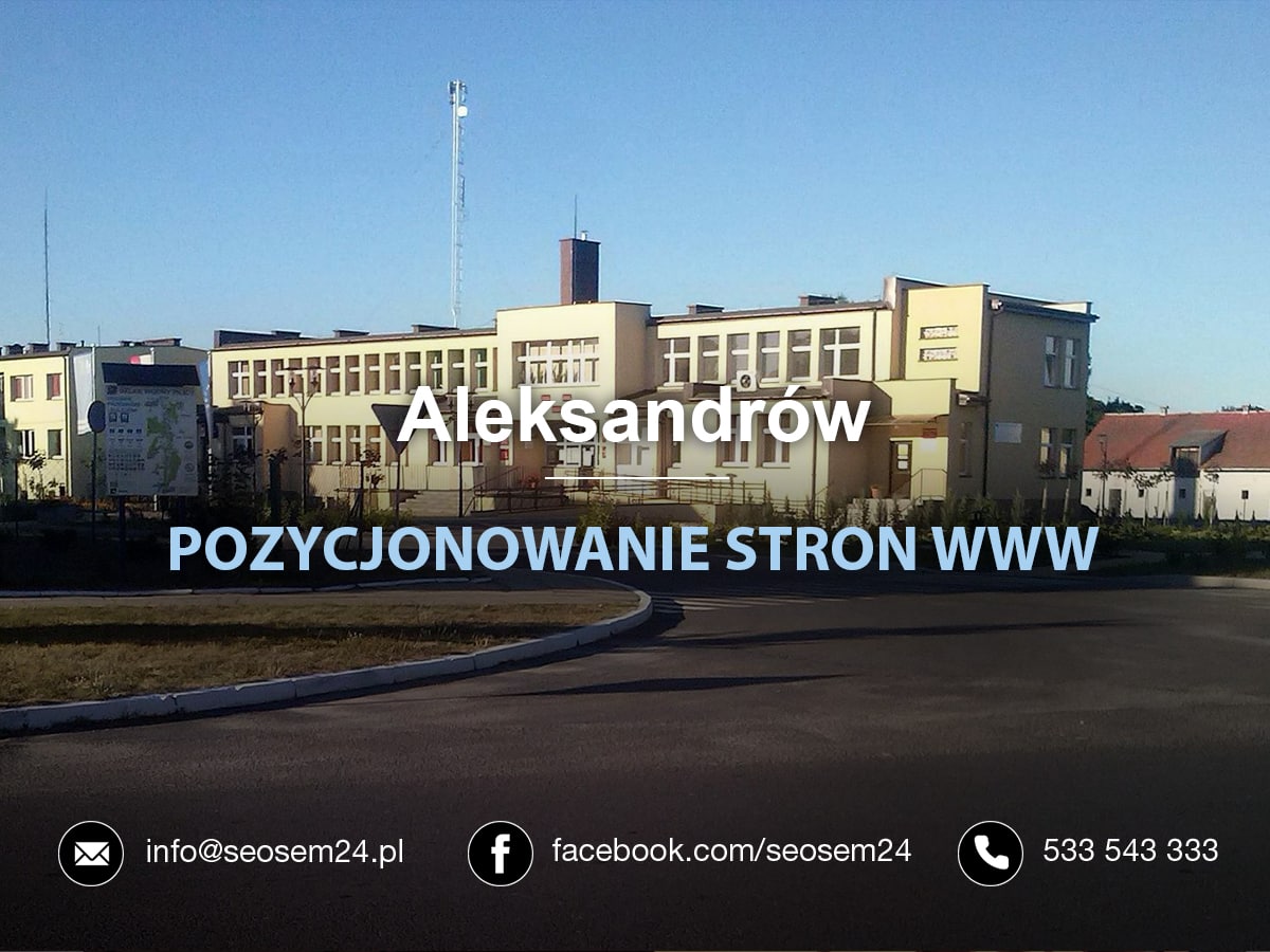Pozycjonowanie stron www Aleksandrów
