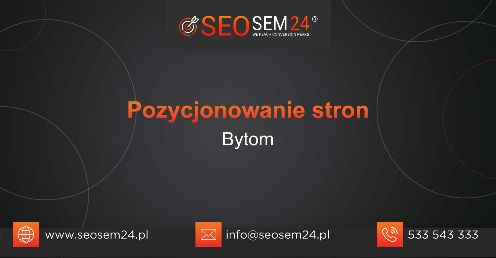 Pozycjonowanie stron Bytom