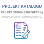 Projekt graficzny katalogu – PROJEKT STRONY TEKSTOWEJ Z IKONOFOGRAFIKĄ
