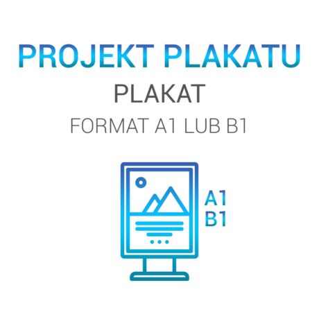 Projekty graficzne plakatów – Plakat A1 lub B1