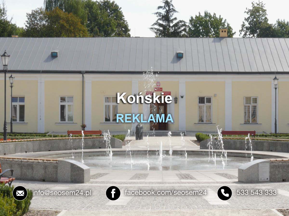 Reklama Końskie