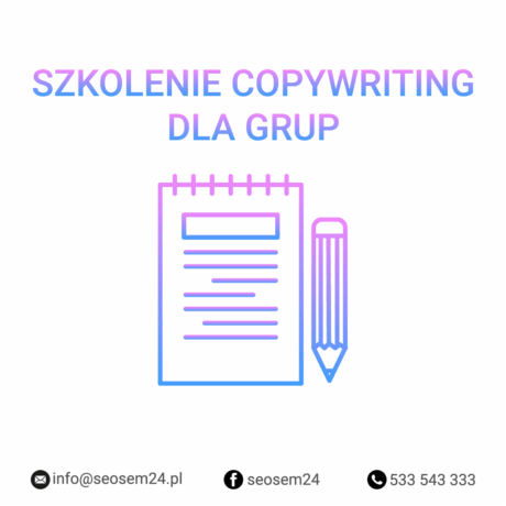 Szkolenie copywriting dla grup