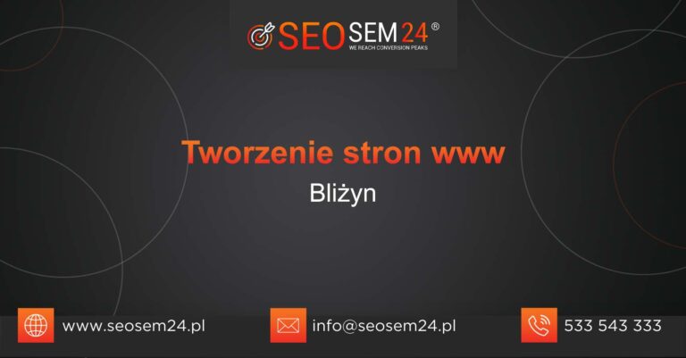 Tworzenie stron www Bliżyn