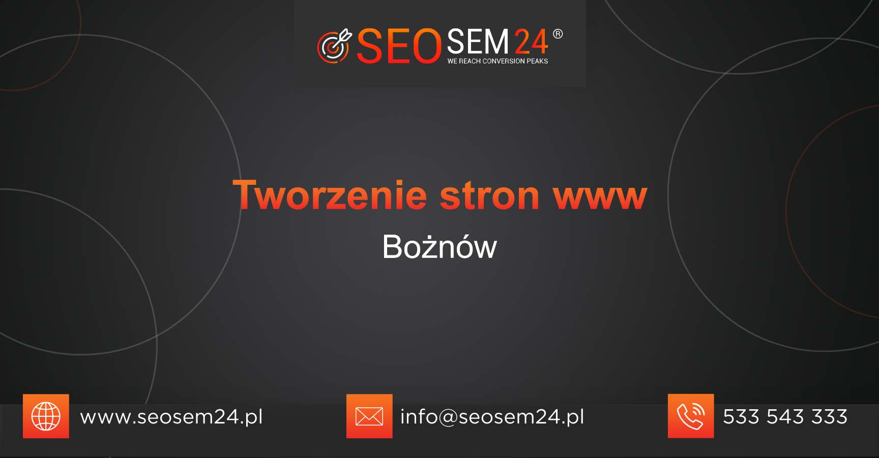Tworzenie stron WWW w Bożnowie – strony internetowe w Bożnowie