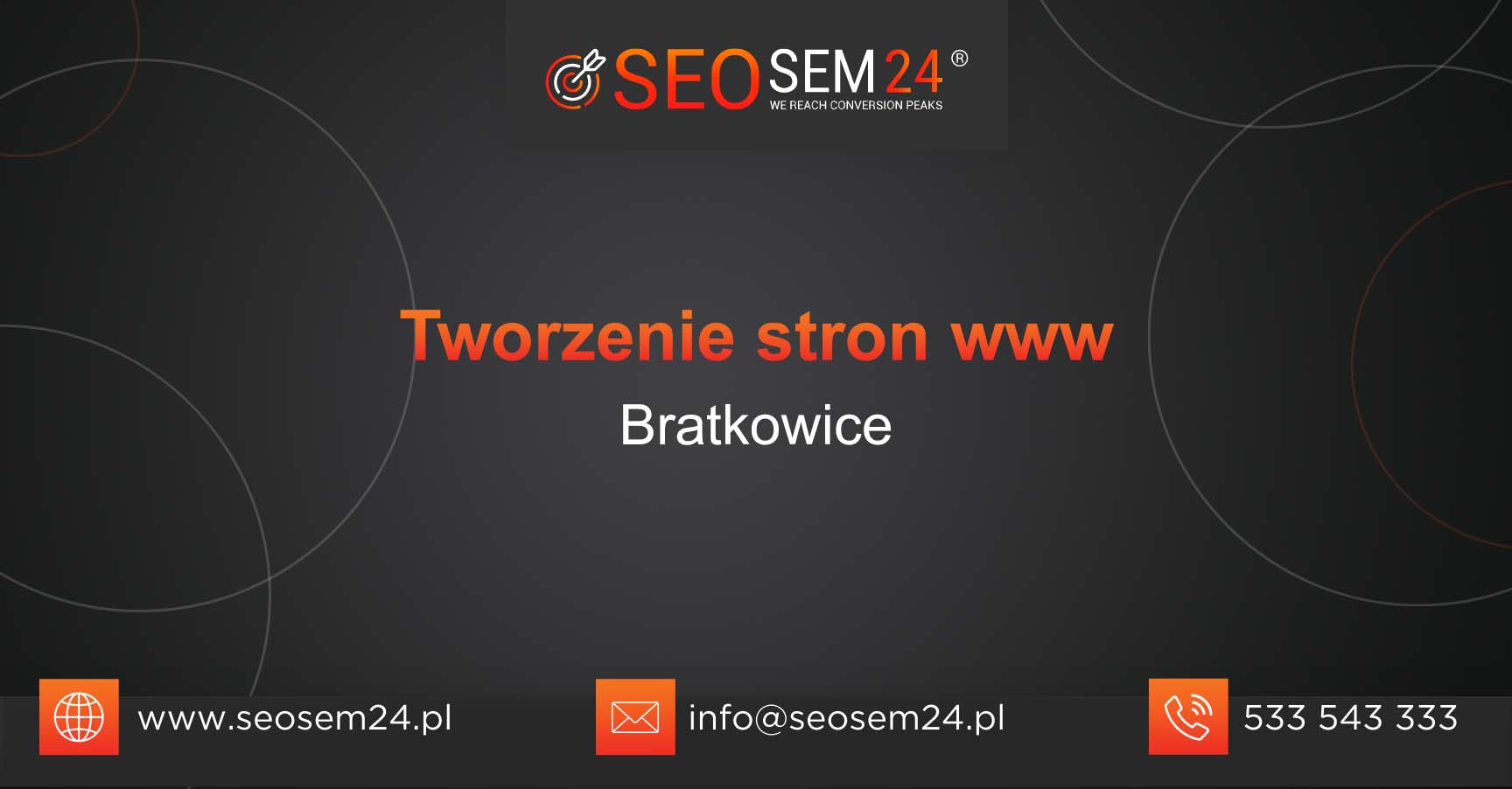 Tworzenie stron WWW w Bratkowicach – strony internetowe w Bratkowicach