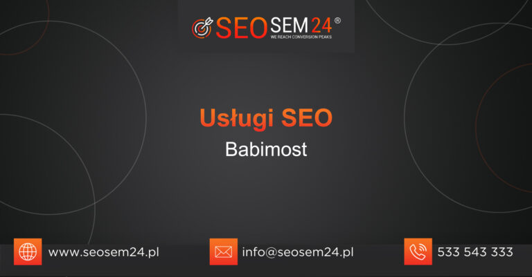 Usługi SEO Babimost