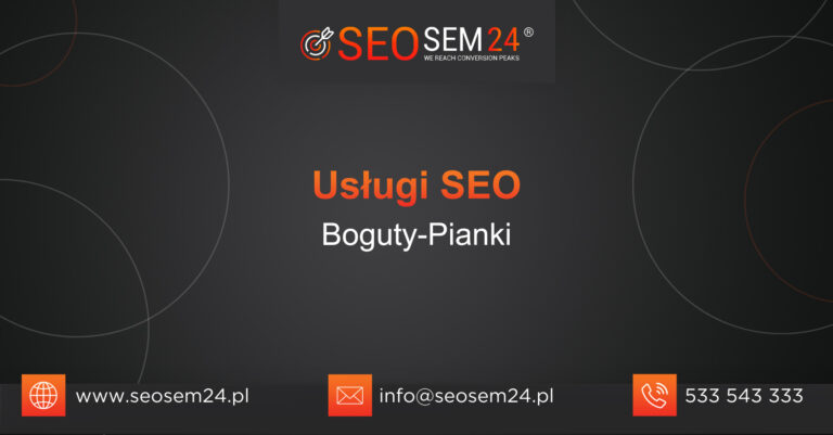 Usługi SEO Boguty-Pianki