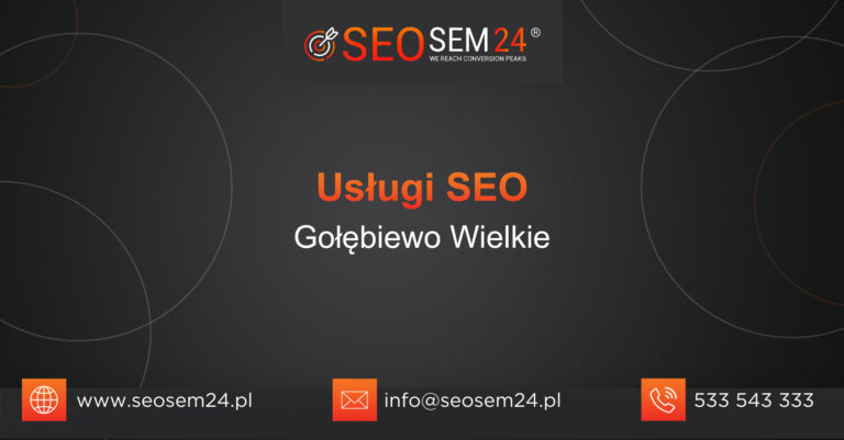 Usługi SEO Gołębiewo Wielkie