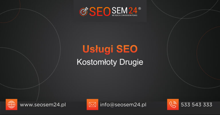 Usługi SEO Kostomłoty Drugie