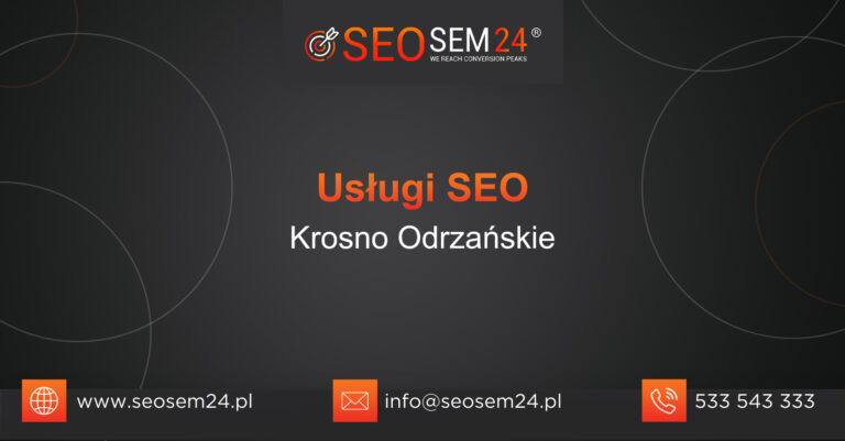 Usługi SEO Krosno Odrzańskie