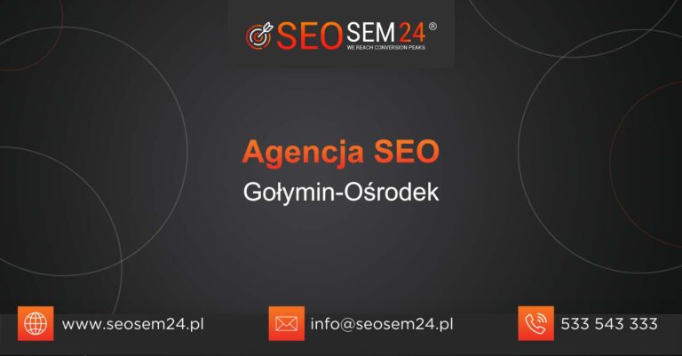 Agencja SEO Gołymin-Ośrodek