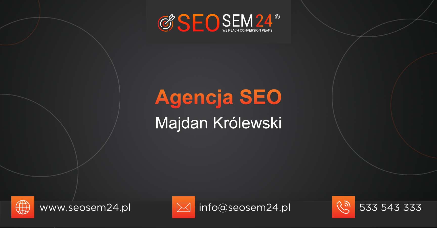 Agencja SEO Majdan Królewski