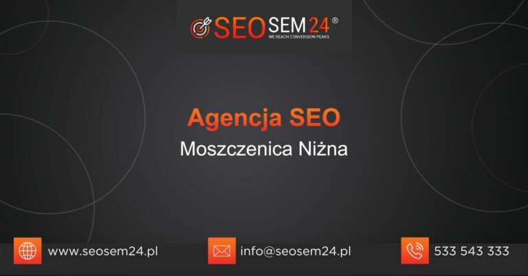 Agencja SEO Moszczenica Niżna