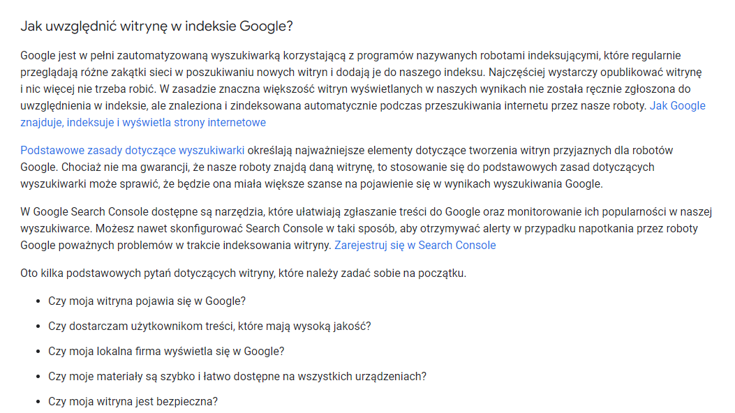 Agencja marketingu SEM w Jurkowie - Instrukcja jak uwzględnić witrynę w indeksie Google. Agencja marketingu SEM w Jurkowie - Instrukcja jak uwzględnić witrynę w indeksie Google.